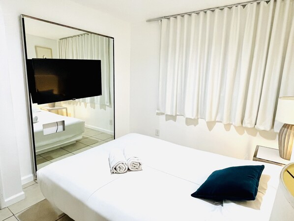 2 chambres, fer et planche à repasser, lit parapluie, Wi-Fi gratuit