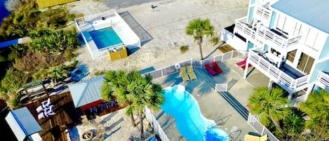 室外泳池、暖水池