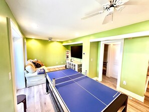 Game room - Private Coastal Retreat • Sound Ocean Views • Walk to Beach • Weekly Stays Only (Atlantic Beach)