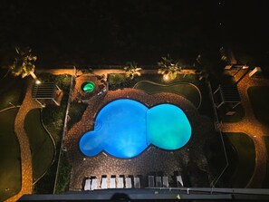 Outdoor pool - KILLER VIEW, In The Heart of the Island, Aquarius, 9th flr SPI License 2023-2541 (South Padre Island)