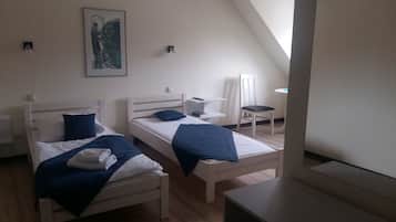 Desk, soundproofing, iron/ironing board, free WiFi