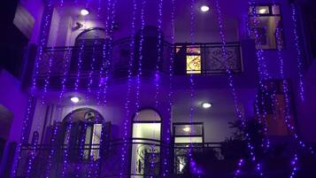 Front of property – evening/night