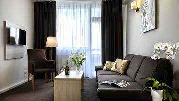 Classic Apartment, City View | 1 bedroom, minibar, in-room safe, desk