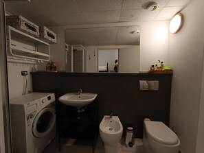 Bathroom - Ski-in studio with washing machine for 4, pets allowed (Montgenèvre)