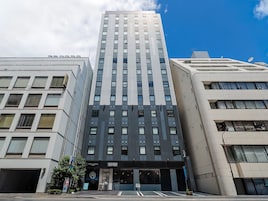 A modern building with a prominent entrance labeled 'EASY POINT.'