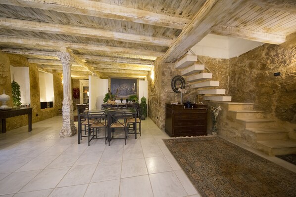 Interior entrance