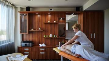Body treatments, hot stone massages, deep-tissue massages