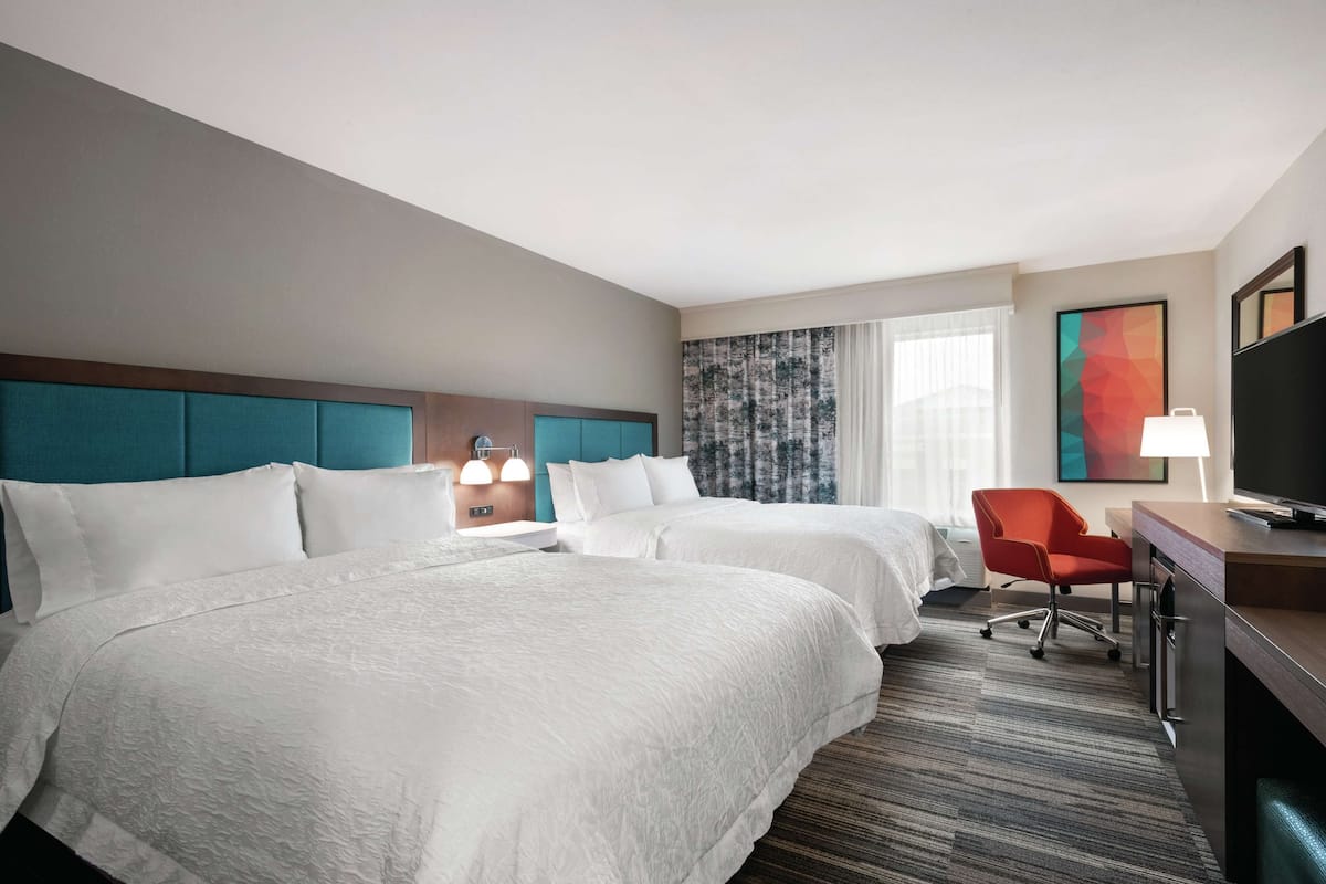 Room, 2 Queen Beds, Refrigerator & Microwave