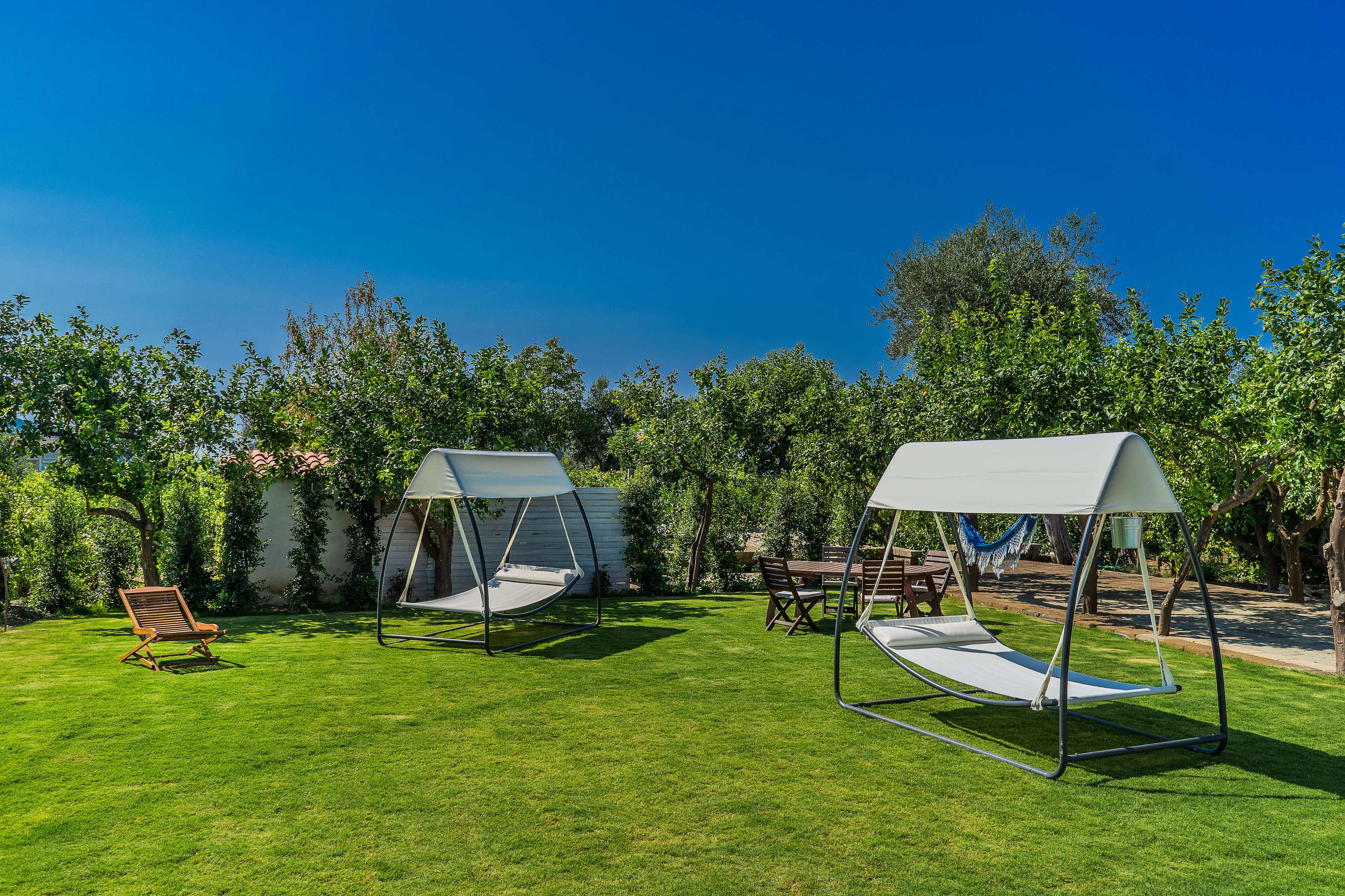 Blick auf den Garten