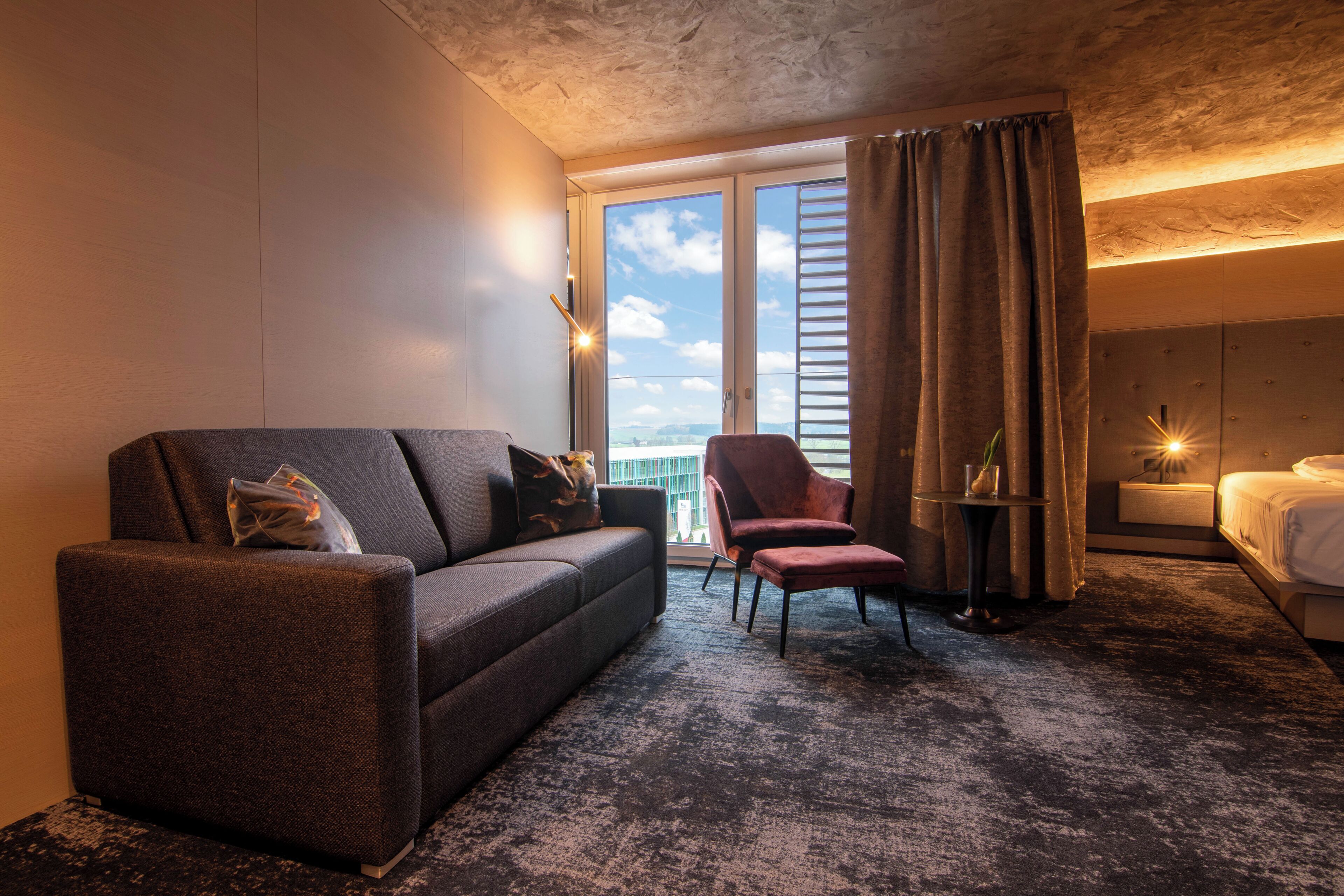 Junior Suite Deluxe  | Wohnbereich | Smart-TV