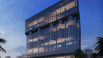 Front of property - evening/night