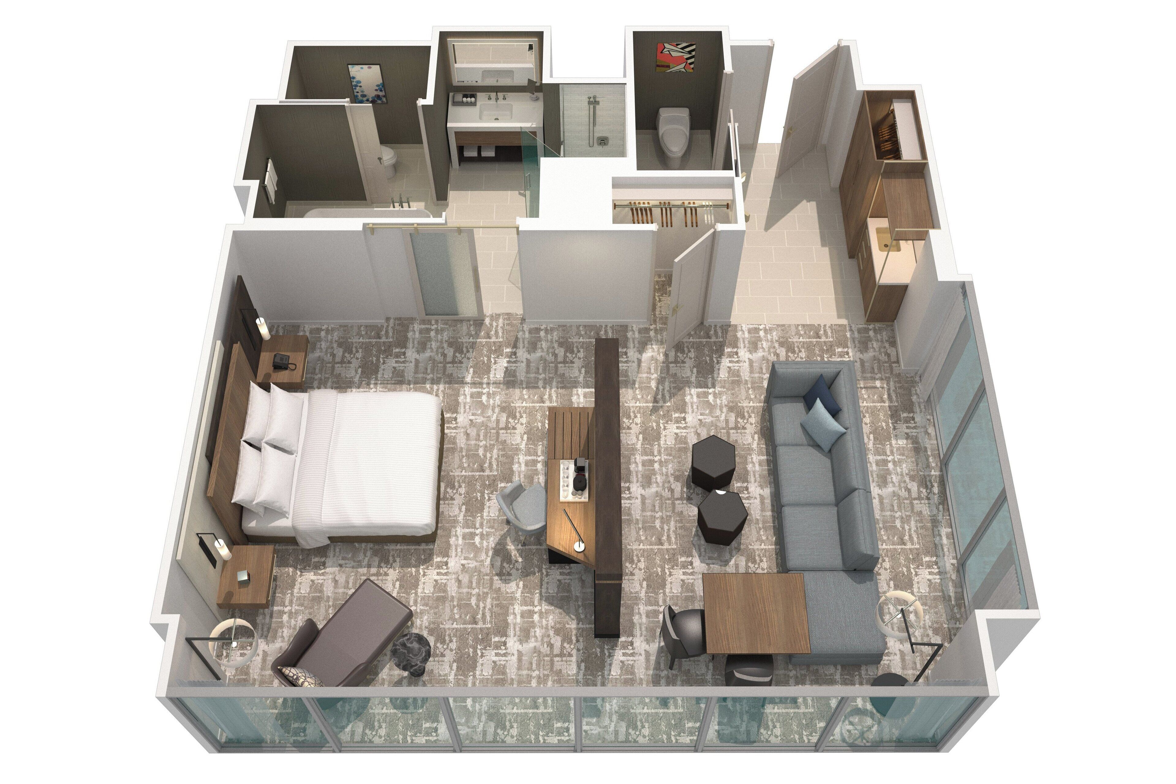 executive suite, 1 king bed | property amenity