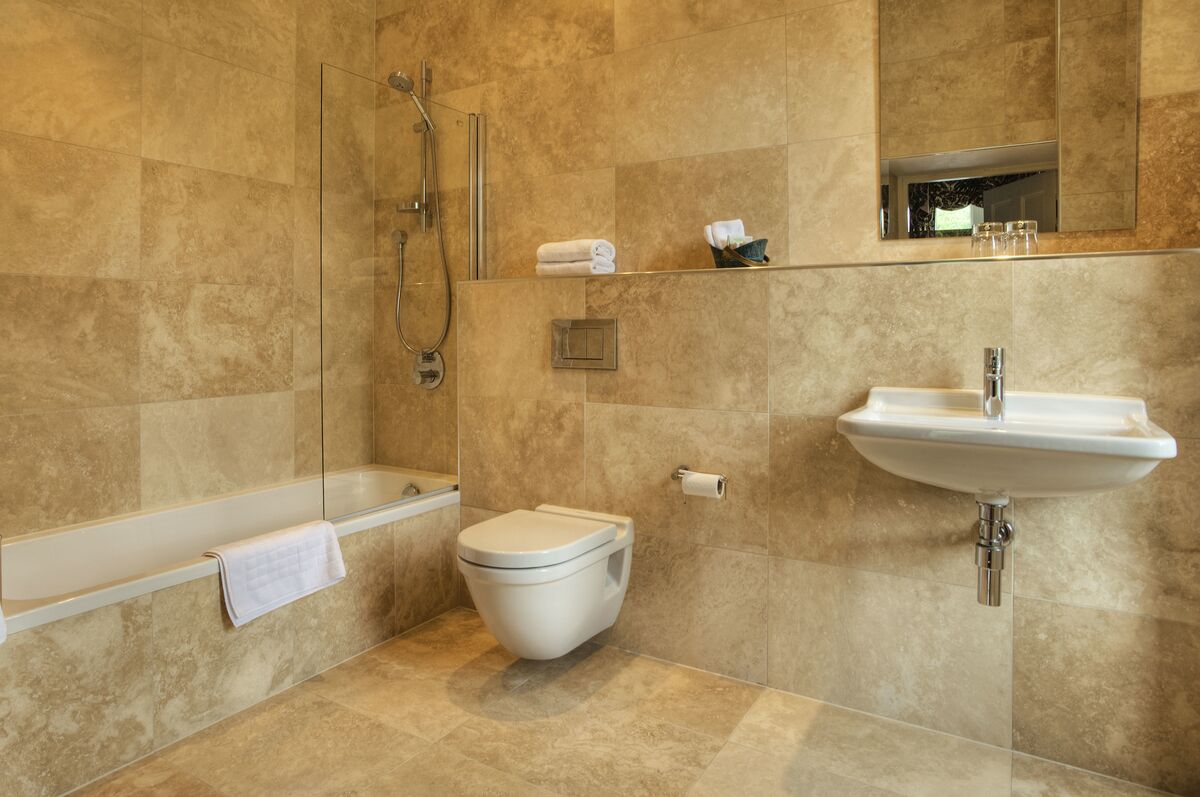signature double room | bathroom | free toiletries, hair dryer, bathrobes, towels