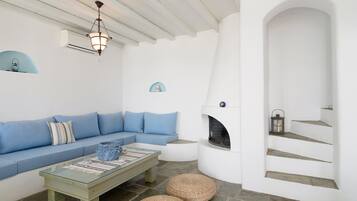 Casa, 2 quartos (Livadakia 2) | Área de estar