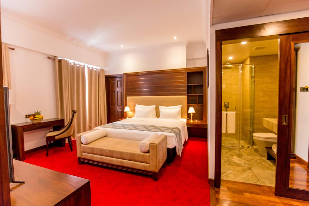 Egyptian cotton sheets, premium bedding, down duvets, memory-foam beds
