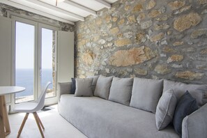 House, 1 Bedroom (Residence of Kalo Ampeli 3) | Living room