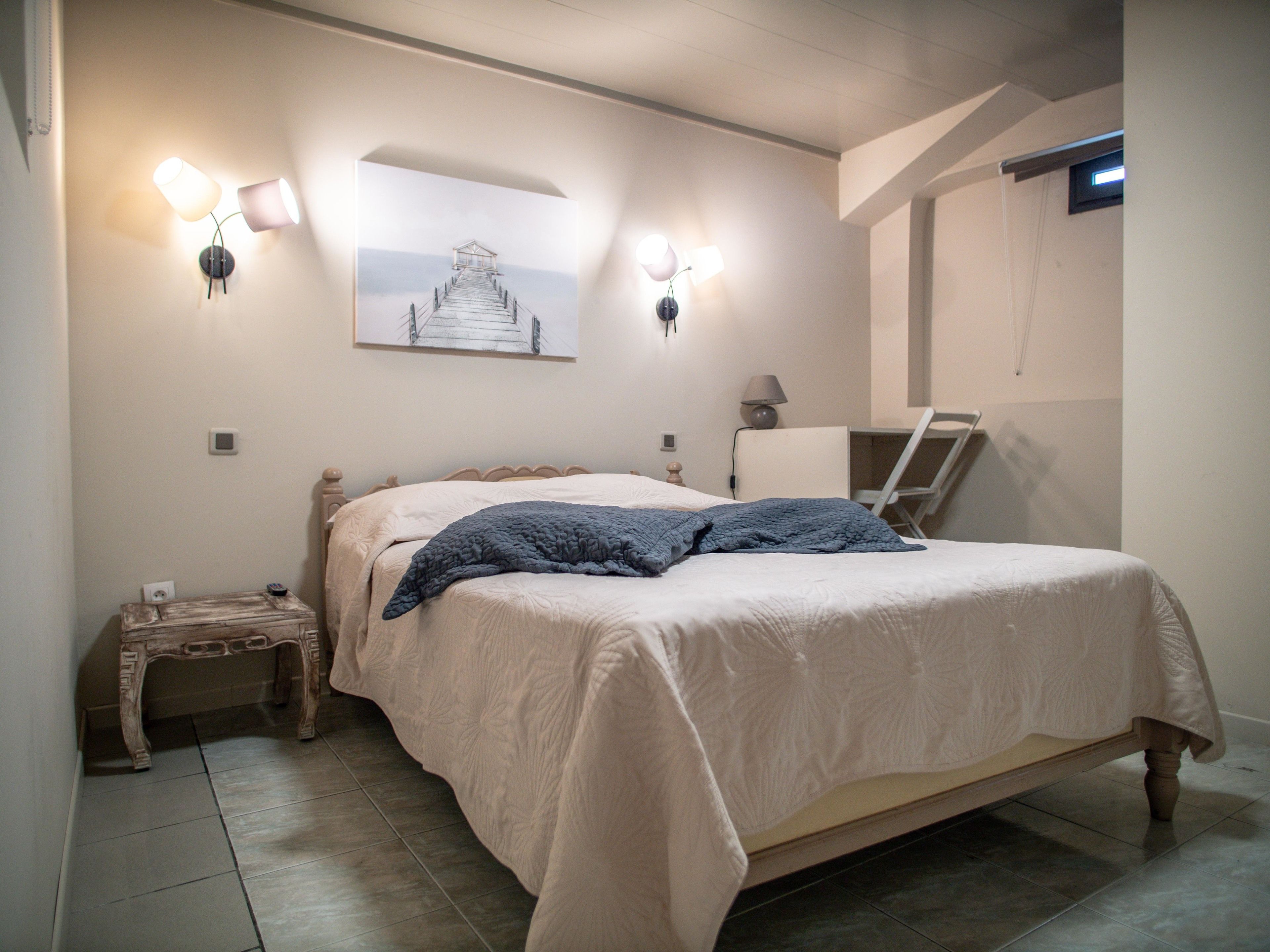 family room, 2 double beds, non smoking | desk, blackout curtains, iron/ironing board, free wifi