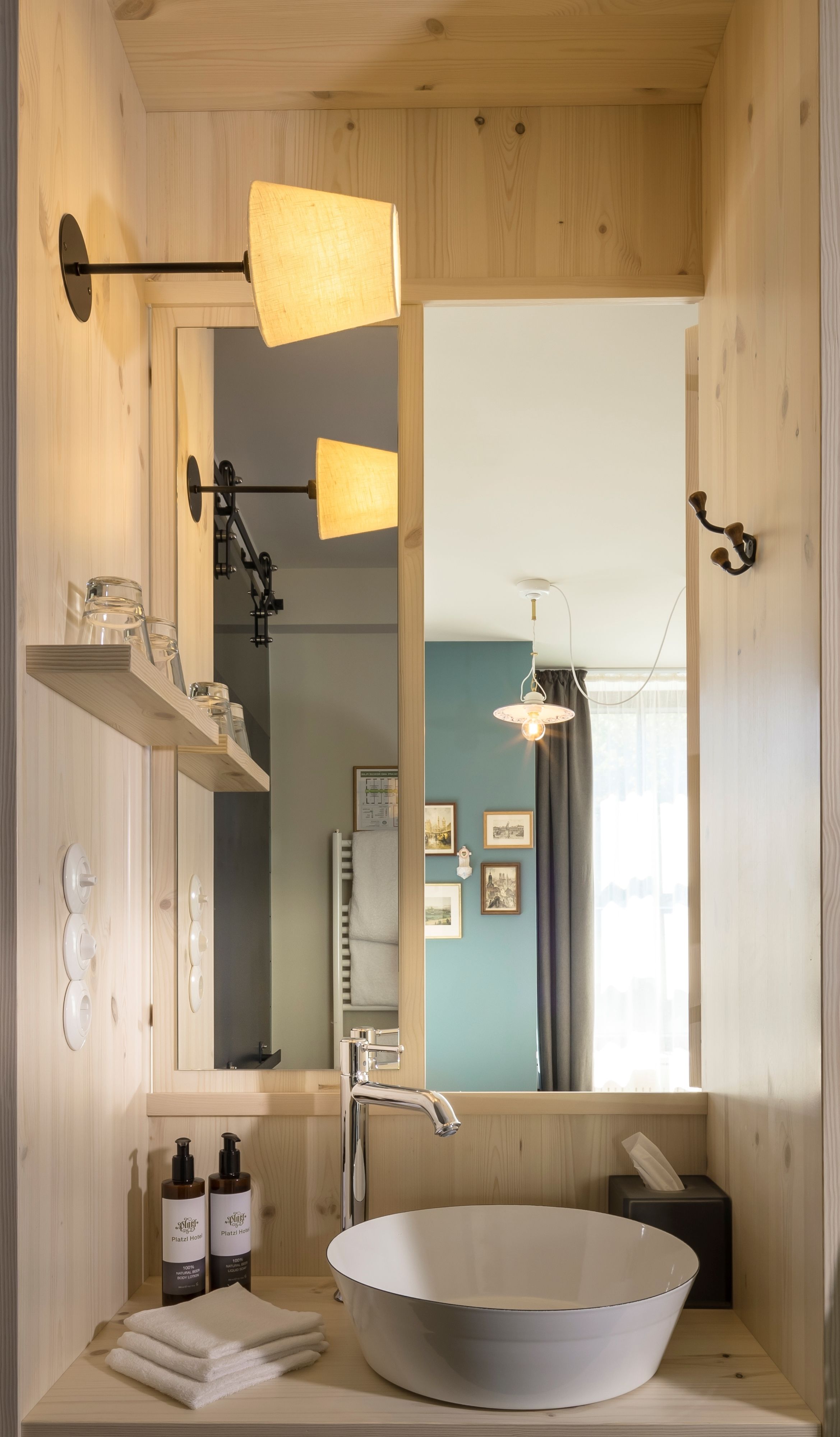 shower, free toiletries, hair dryer, bathrobes