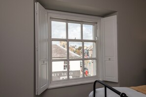 Luxe appartement, privébadkamer, gedeeltelijk uitzicht op zee (Apartment 2C) | Interieur