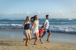 Private beach, free beach cabanas, sun-loungers, beach umbrellas