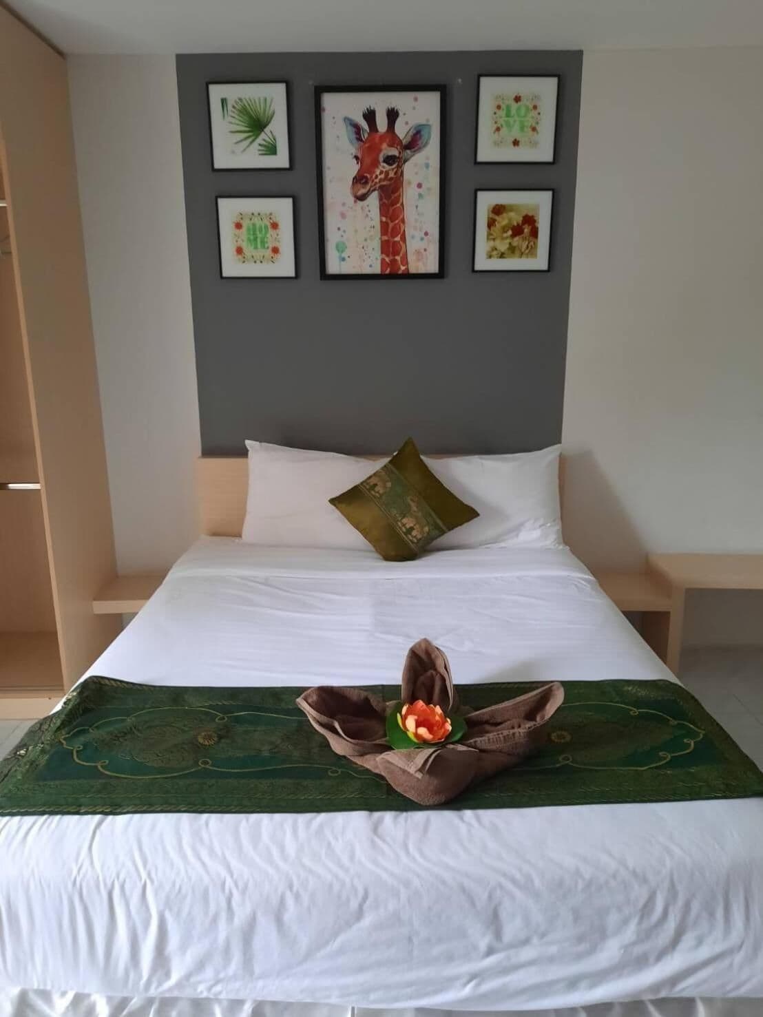 Premium bedding, blackout curtains, soundproofing, rollaway beds