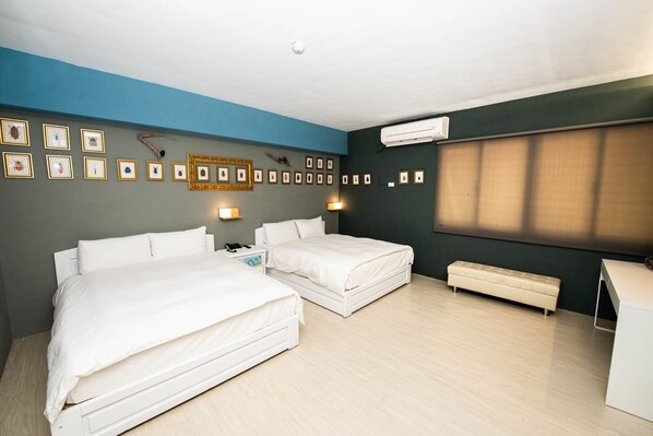 Chambre Quadruple Familiale, 2 lits doubles