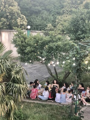 Basic Double Room Single Use, 1 Double Bed, Private Bathroom | Terrace/patio - Europa Hotel (Kutaisi)