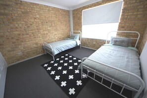 2 bedrooms, iron/ironing board