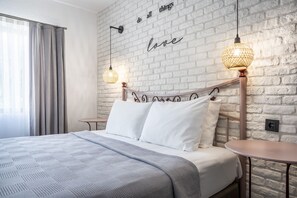 Comfort kamer | Een bureau, geluiddichte muren, gratis wifi, beddengoed