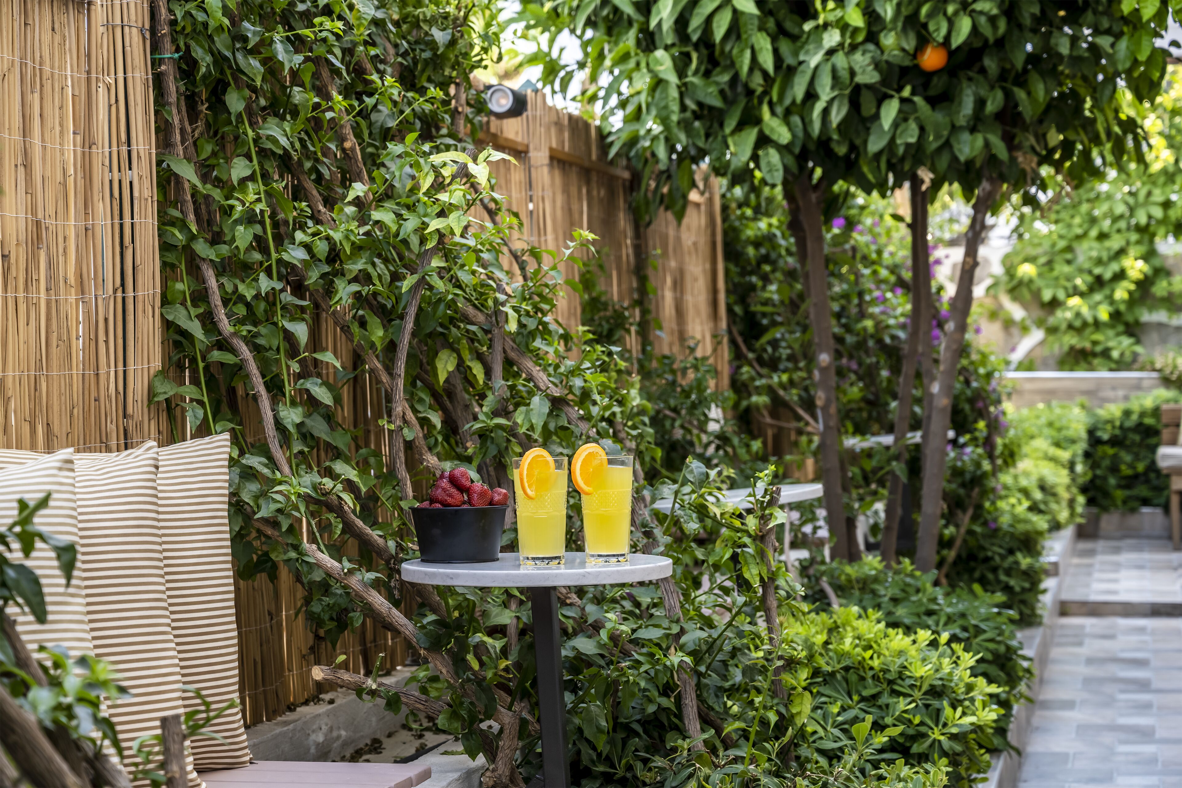 deluxe triple room, 3 single beds | view from room