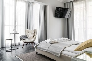 Deluxe Apartment, Non Smoking | 1 bedroom, premium bedding, soundproofing, iron/ironing board - Lion Apartments -Monte Carlo Deluxe (Sopot)