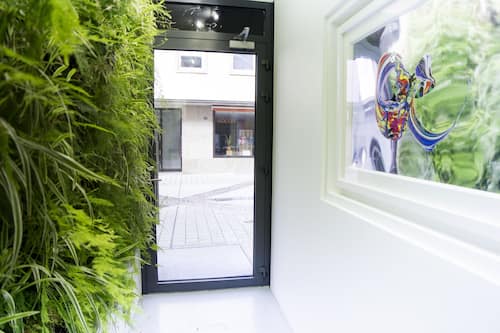 Interior entrance