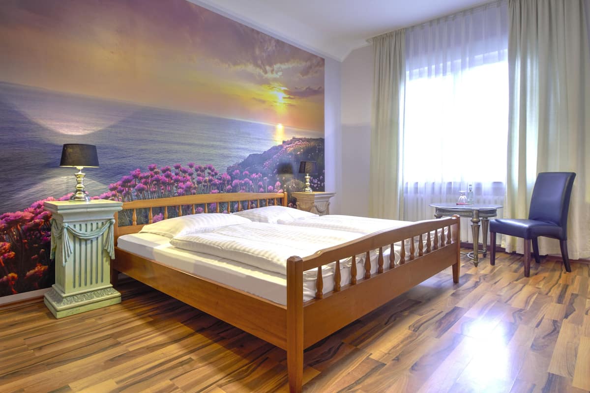 classic double room | desk, blackout curtains, iron/ironing board, free cots/infant beds