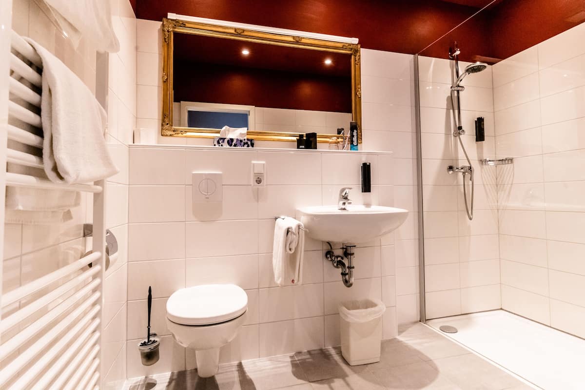 suite, private bathroom | bathroom | shower, free toiletries, hair dryer, towels