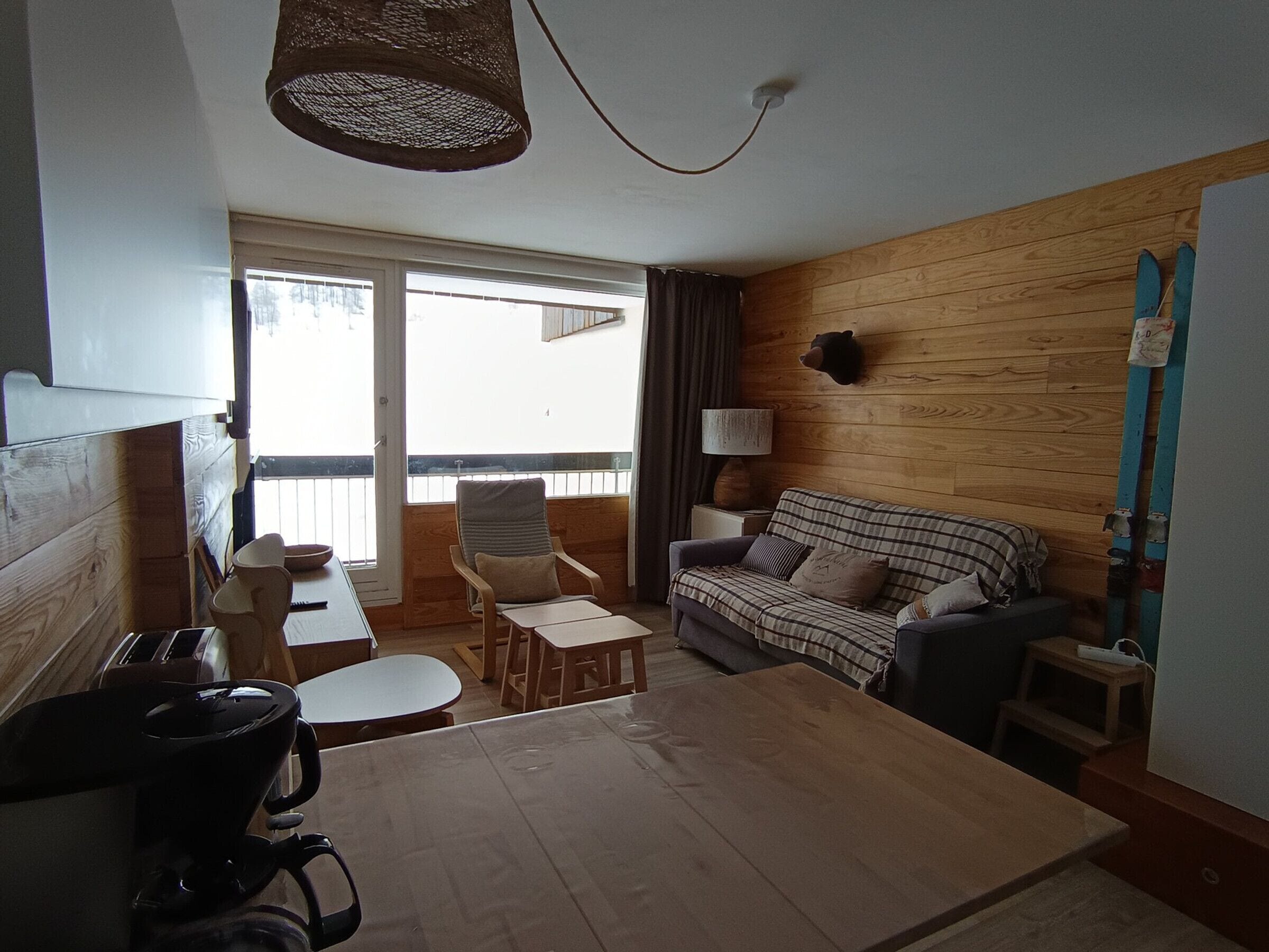 Superbe Studio Rénové 4 Pers - Accès Direct Pistes - Balcon - Montgenèvre