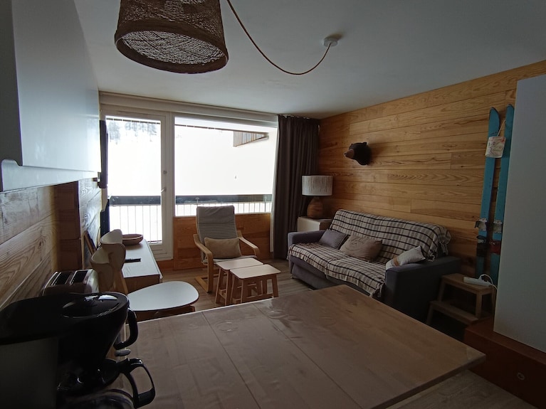Superbe Studio Rénové 4 Pers - Accès Direct Pistes - Balcon - Montgenèvre