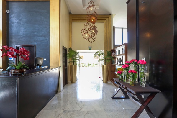 Interior entrance