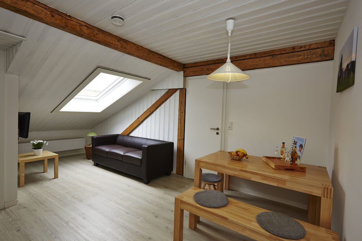 Family Apartment, 2 Bedrooms (Stutenglueck) | Living area | Flat-screen TV