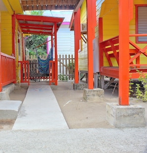 Basic Double or Twin Room, 1 Bedroom, Kitchenette, Ground Floor | Terrace/patio