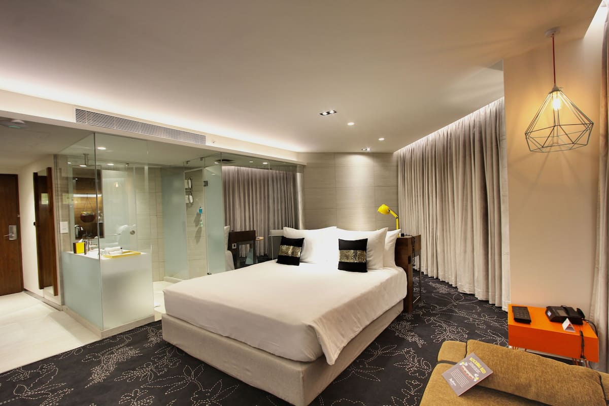 Suíte júnior | 1 quarto, frigobar, cofres nos quartos, individualmente decorados