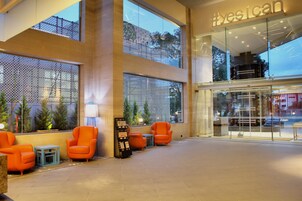 Outdoor banquet area