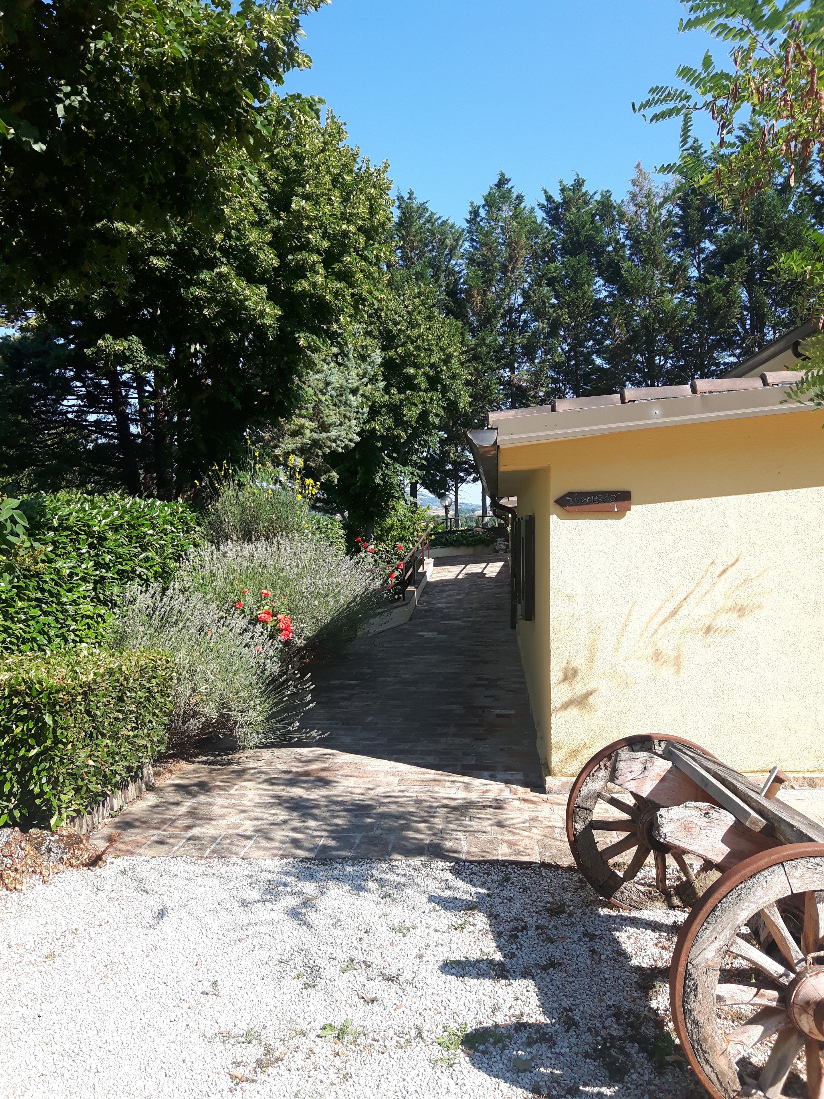 Entrada da propriedade