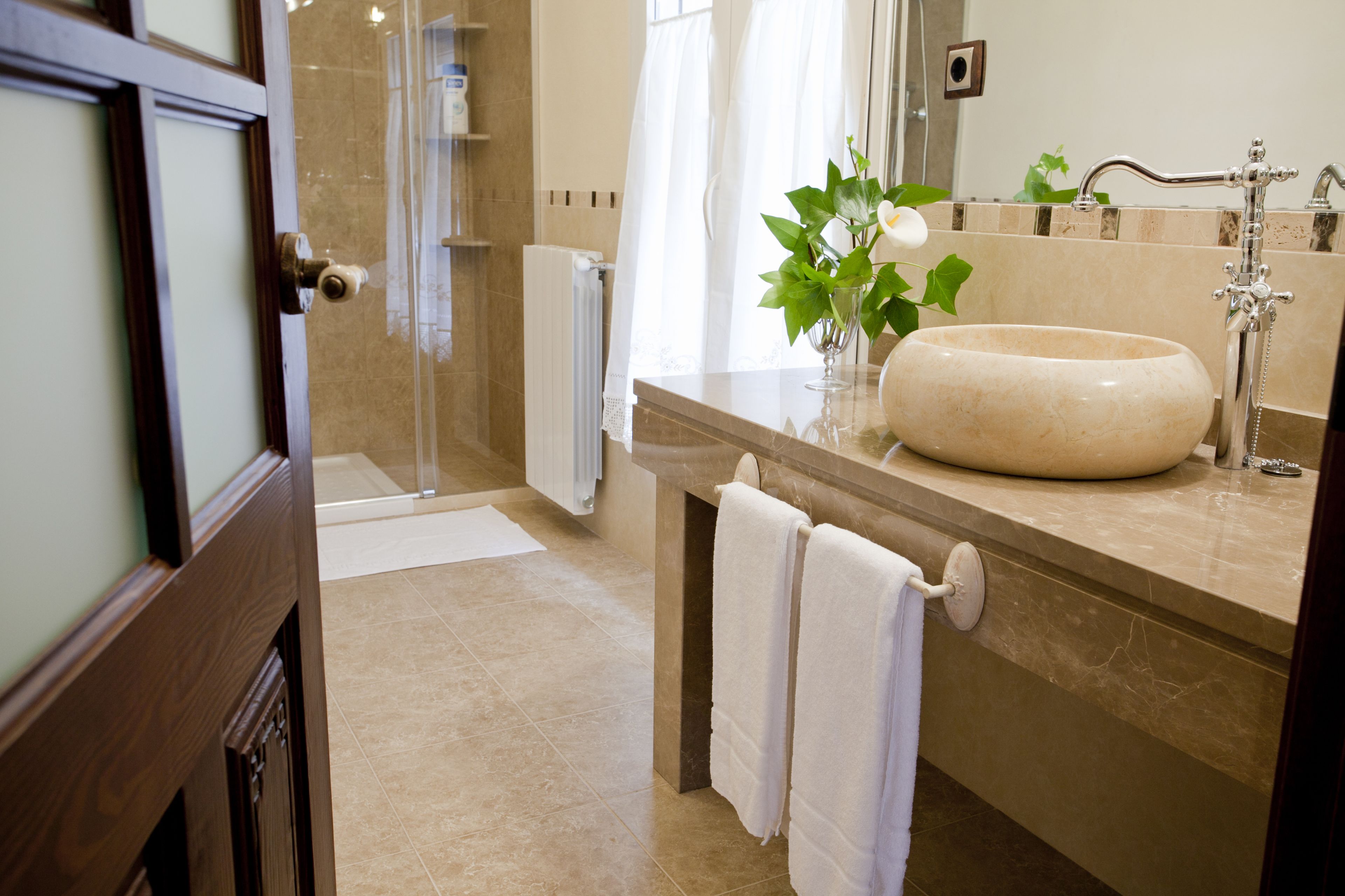 Free toiletries, hair dryer, bidet, towels