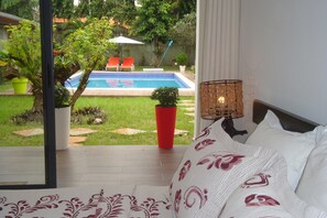 컴포트 더블룸, 더블침대 1개 | 고급 침구, 미니바, 책상, 암막 커튼