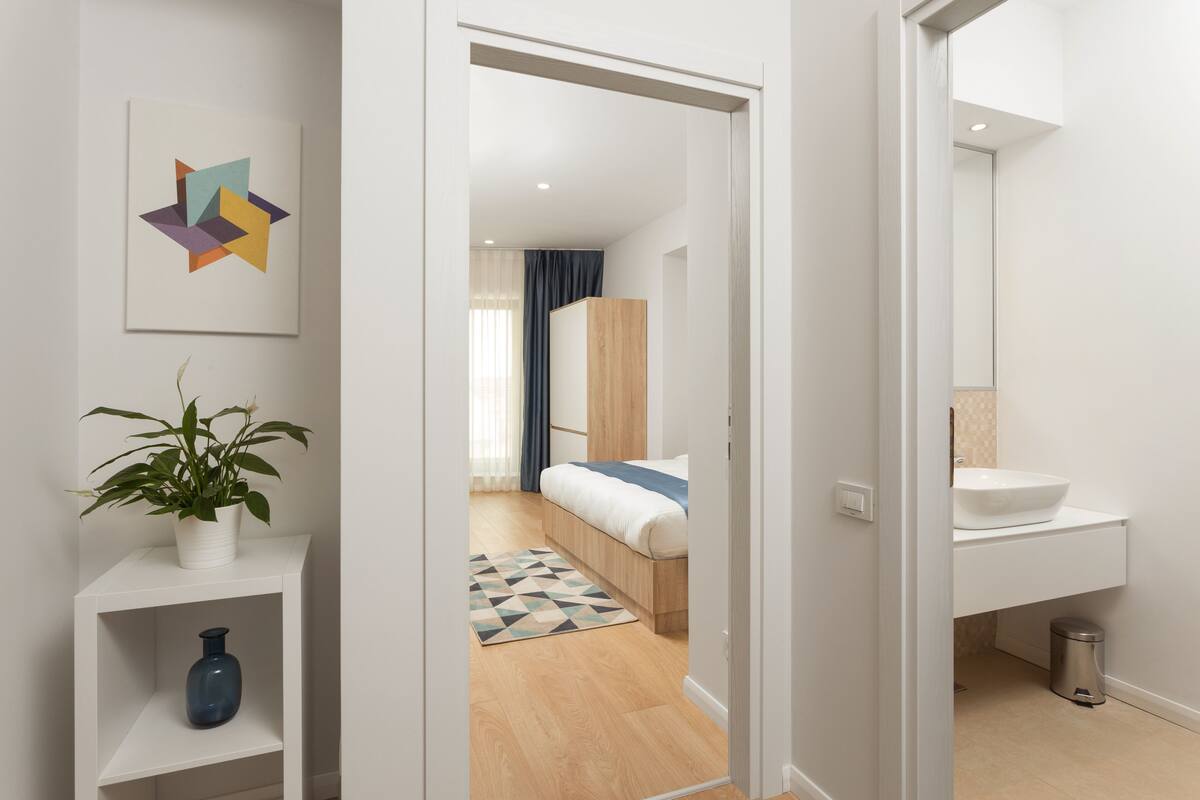 standard double room, balcony | living area | led tv