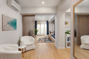 標準雙人房, 露台 | 客廳 | LED 電視