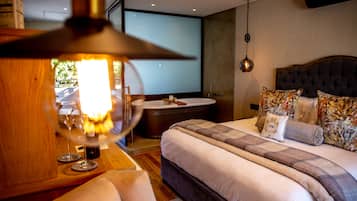 Luxe kamer, 1 kingsize bed | 1 slaapkamer, lakens van Egyptisch katoen, luxe beddengoed