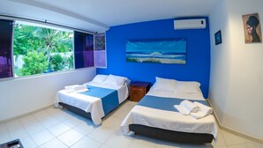 Double Room, 2 Double Beds, Private Bathroom | In-room safe, blackout drapes, iron/ironing board (on request) - Mahalo House (San Andrés)