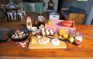 Dagelijks uitgebreid ontbijt (ZAR 200 per persoon)