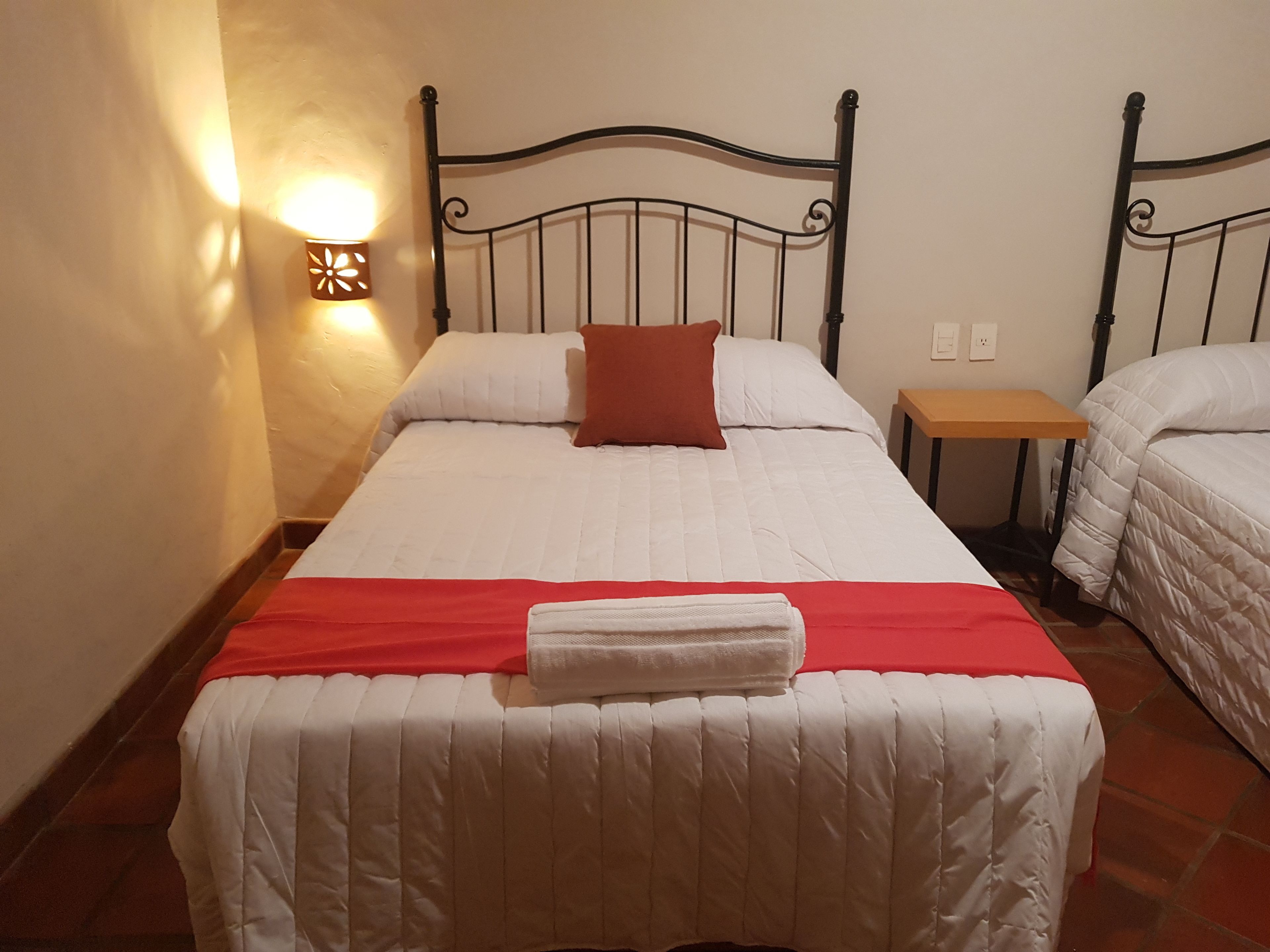 premier double room, 2 double beds, non smoking | premium bedding, down duvets, blackout curtains, iron/ironing board